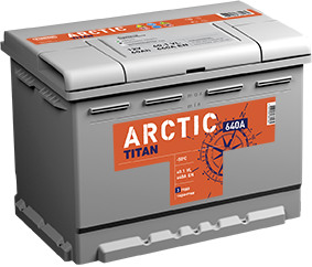 Аккумулятор 6СТ-60.1 TITAN ARCTIC silver